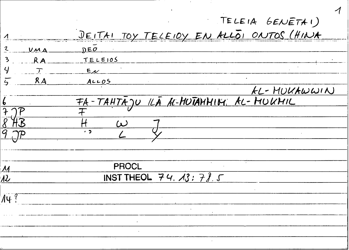 Filecard Procl.El-theol.0264