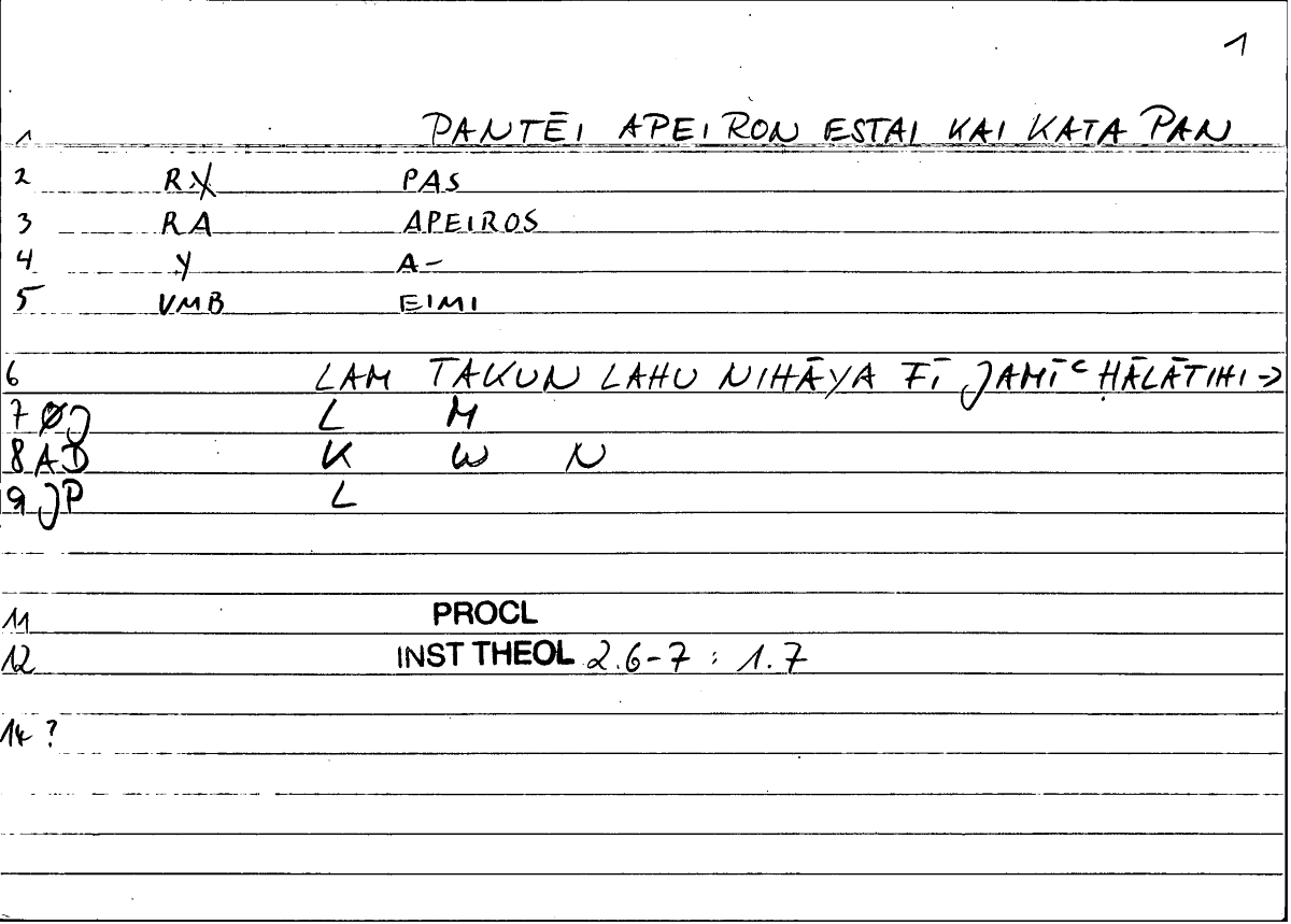 Filecard Procl.El-theol.0291