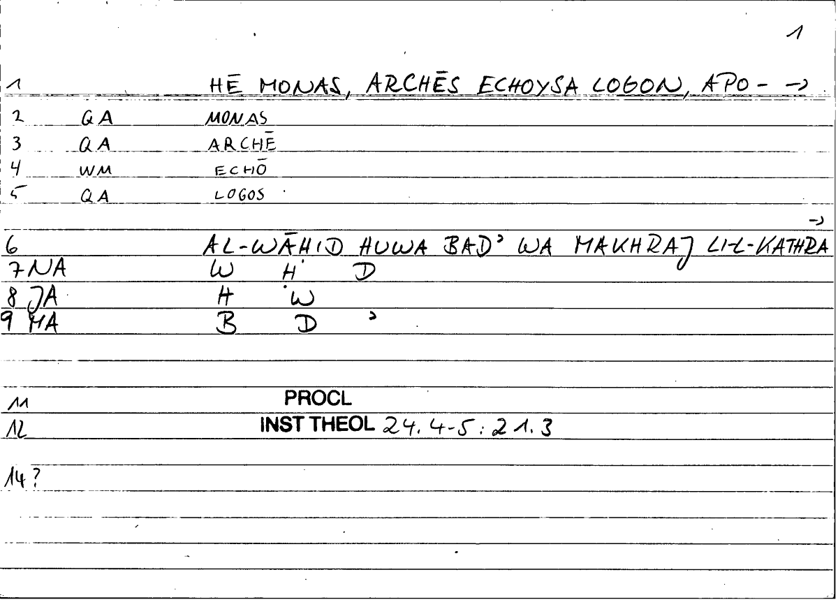 Filecard Procl.El-theol.0336