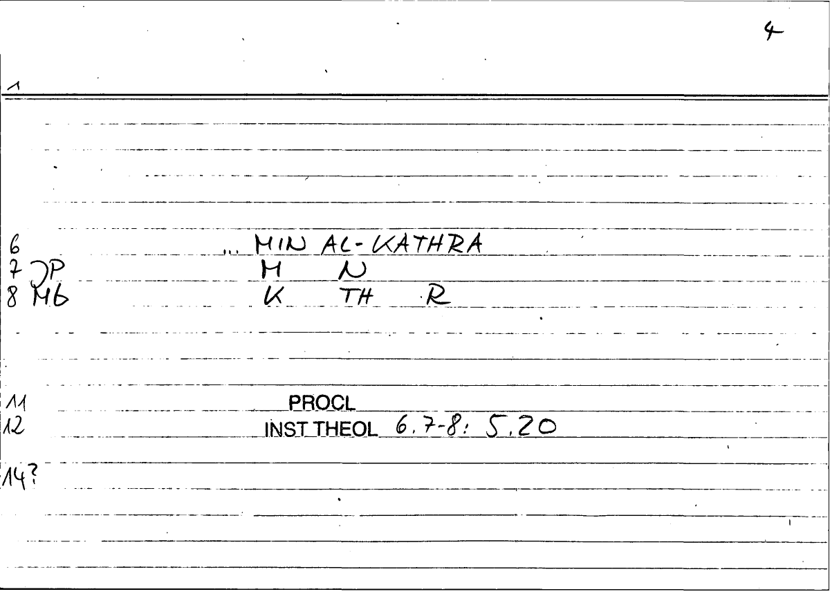 Filecard Procl.El-theol.0383