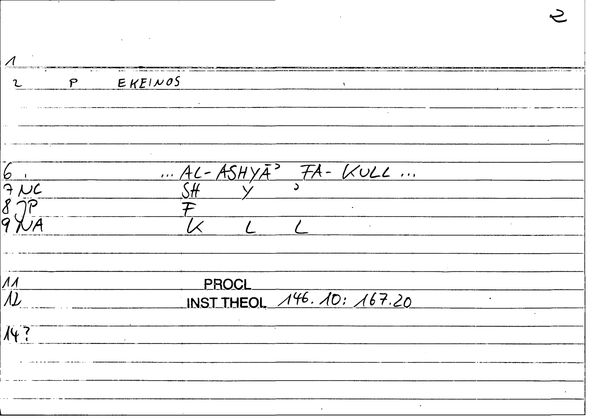 Filecard Procl.El-theol.0549