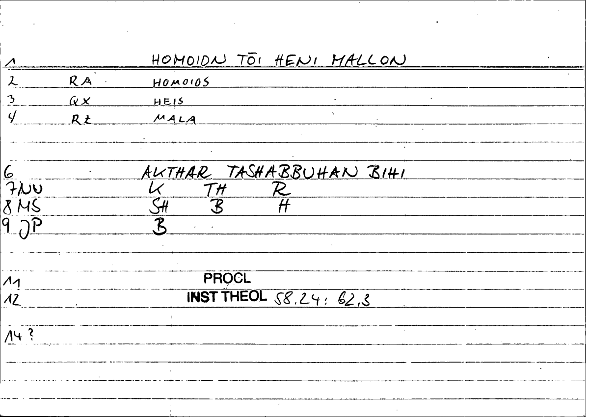 Filecard Procl.El-theol.0558