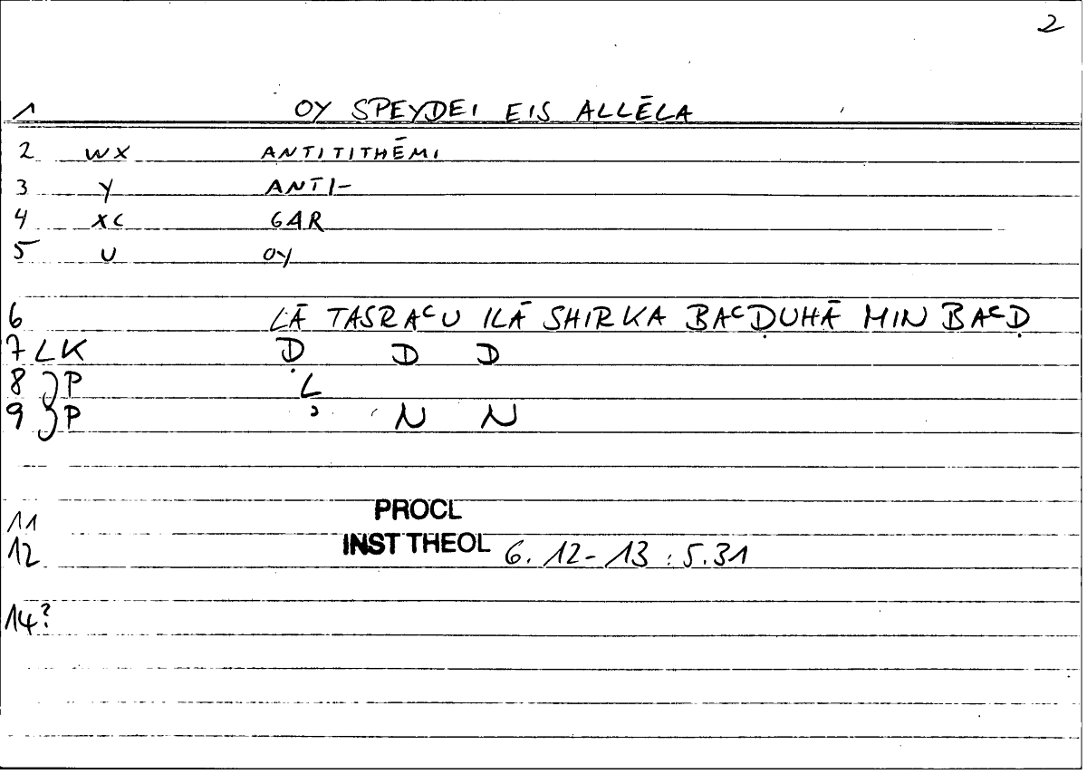 Filecard Procl.El-theol.1099