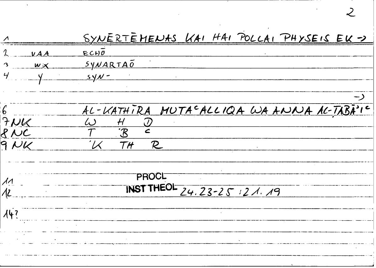 Filecard Procl.El-theol.1116