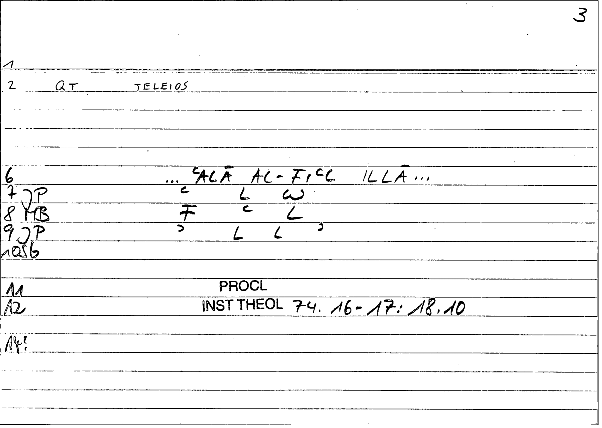 Filecard Procl.El-theol.1137