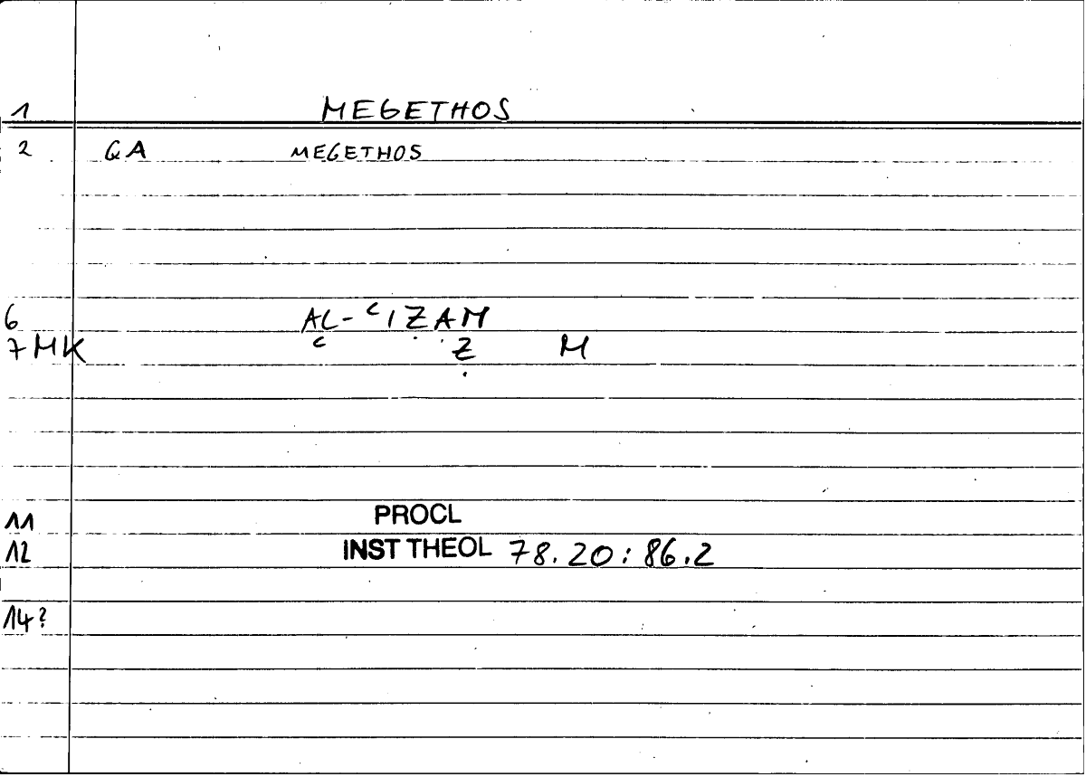 Filecard Procl.El-theol.1171