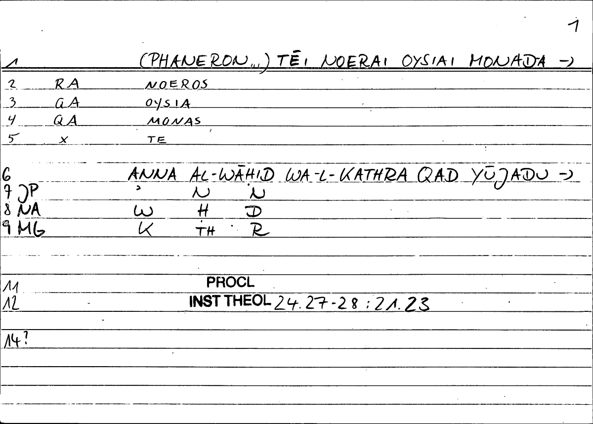 Filecard Procl.El-theol.1188