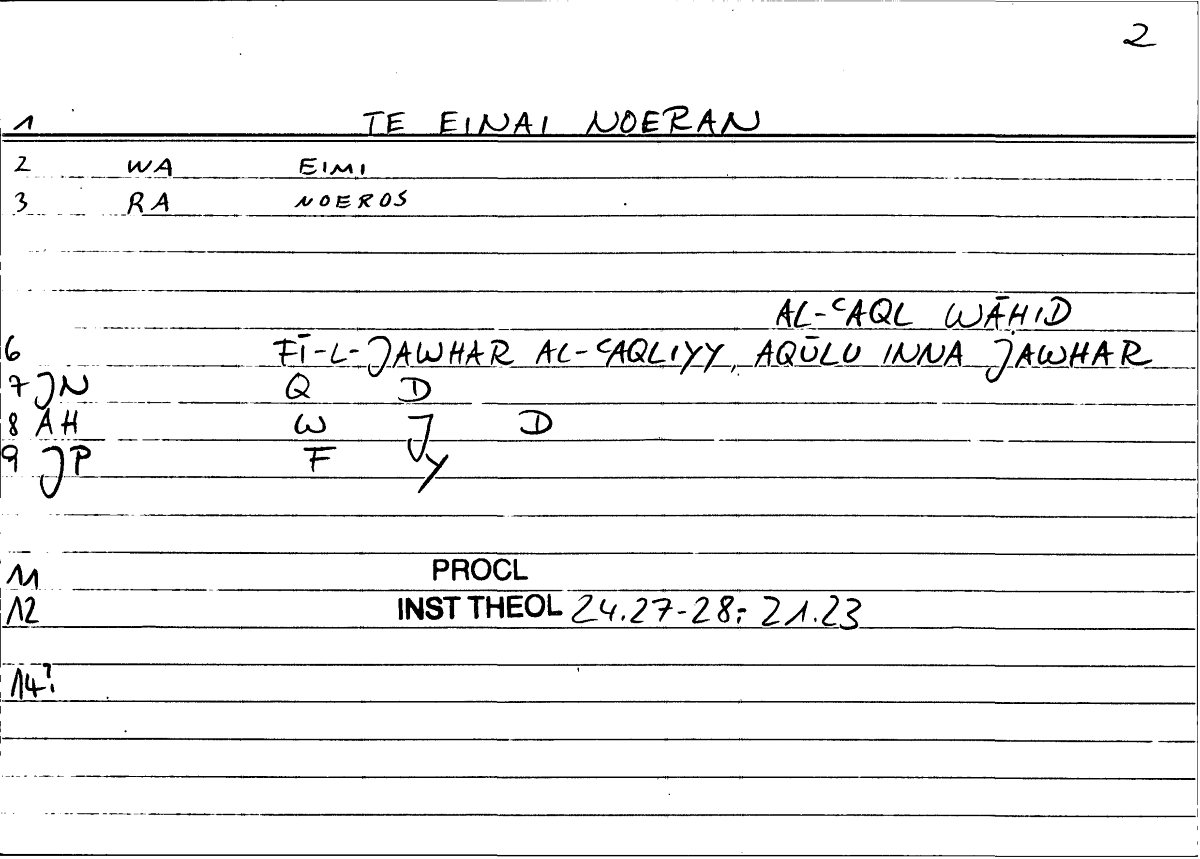 Filecard Procl.El-theol.1189
