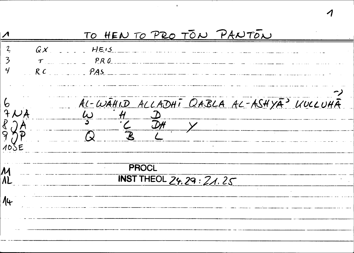 Filecard Procl.El-theol.1197