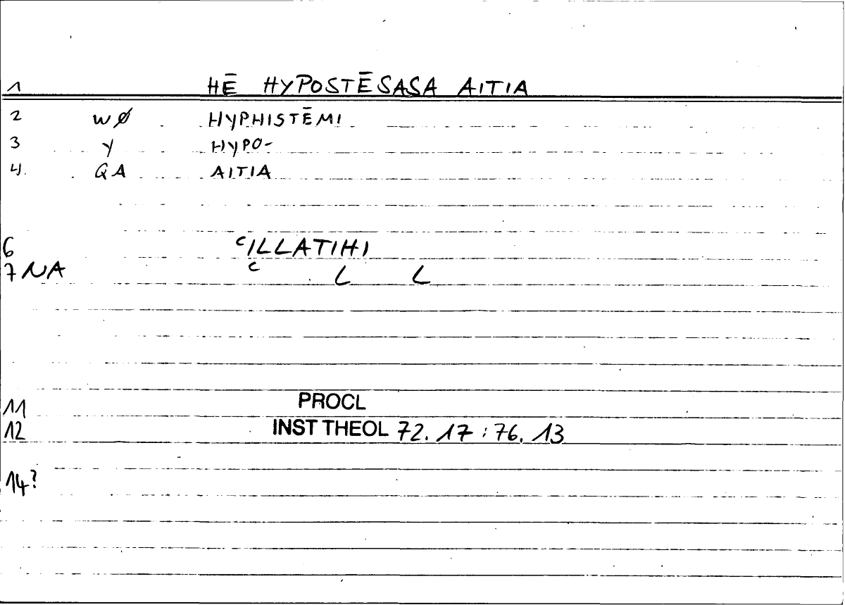 Filecard Procl.El-theol.1218