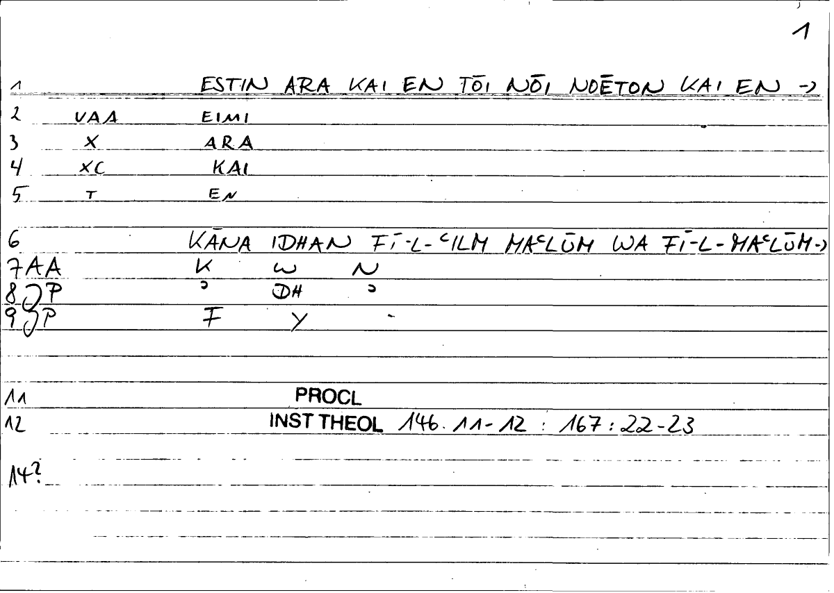Filecard Procl.El-theol.1303