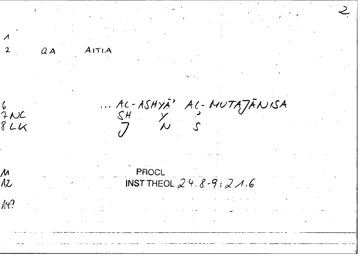 Filecard Procl.El-theol.1317