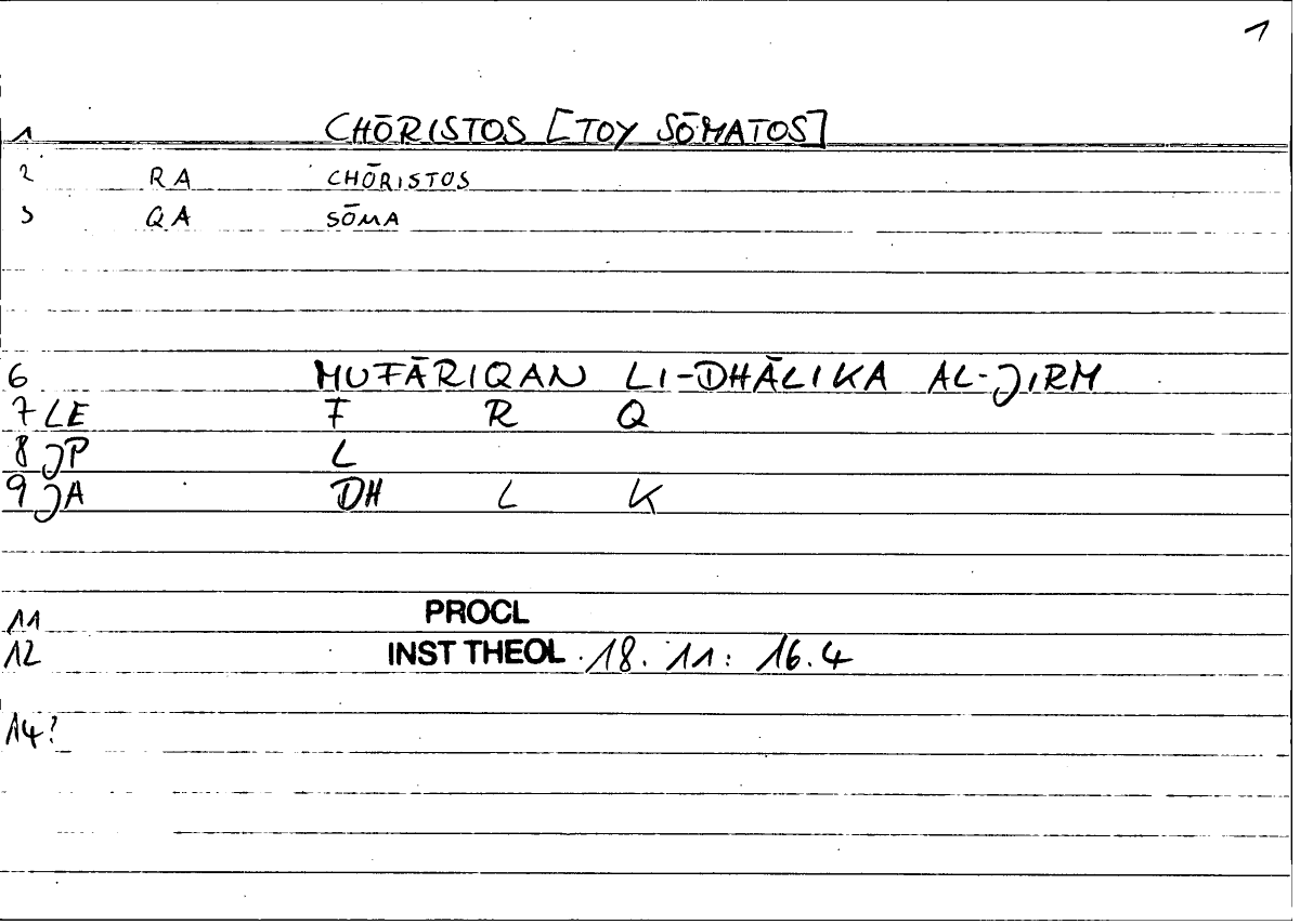 Filecard Procl.El-theol.1390