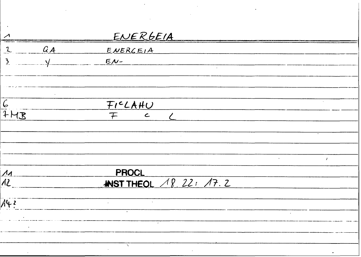 Filecard Procl.El-theol.1454