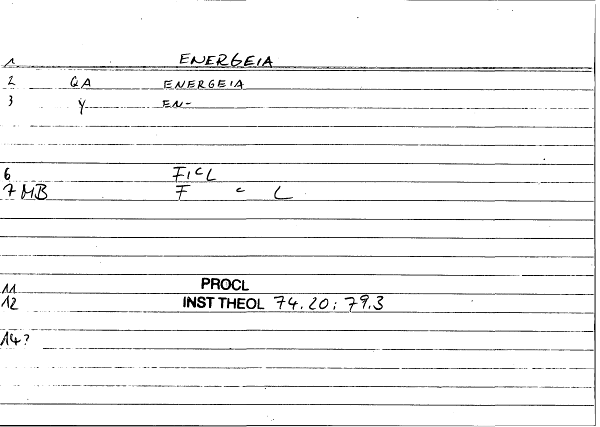 Filecard Procl.El-theol.1458