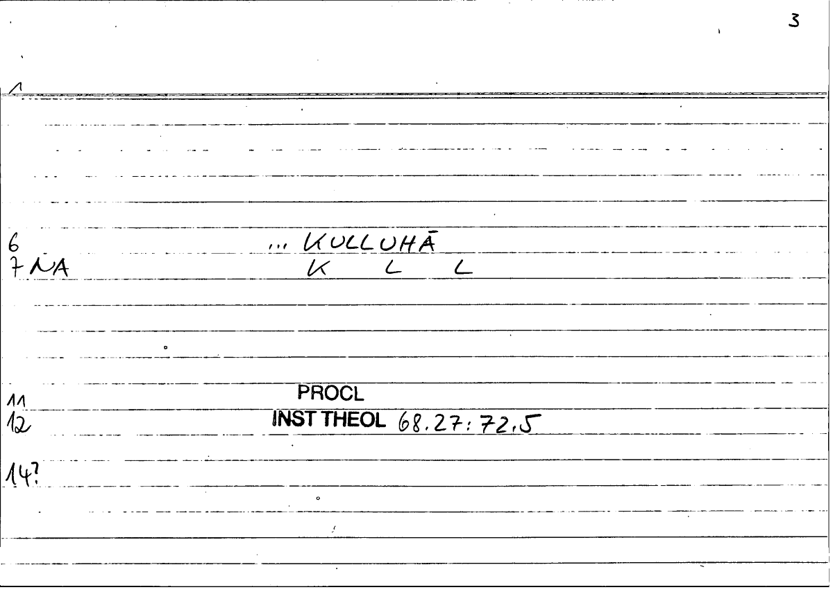 Filecard Procl.El-theol.1497