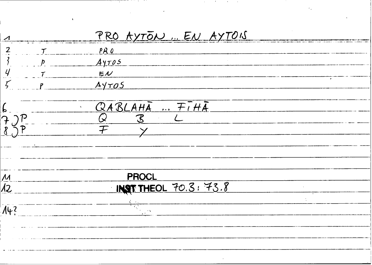 Filecard Procl.El-theol.1540