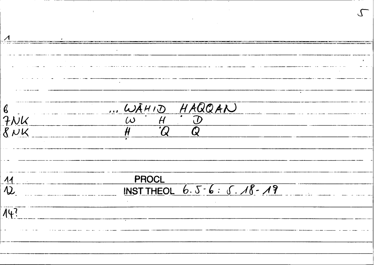 Filecard Procl.El-theol.1581
