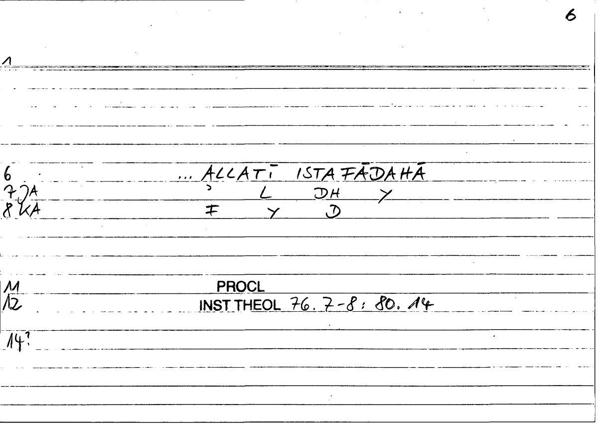 Filecard Procl.El-theol.1589