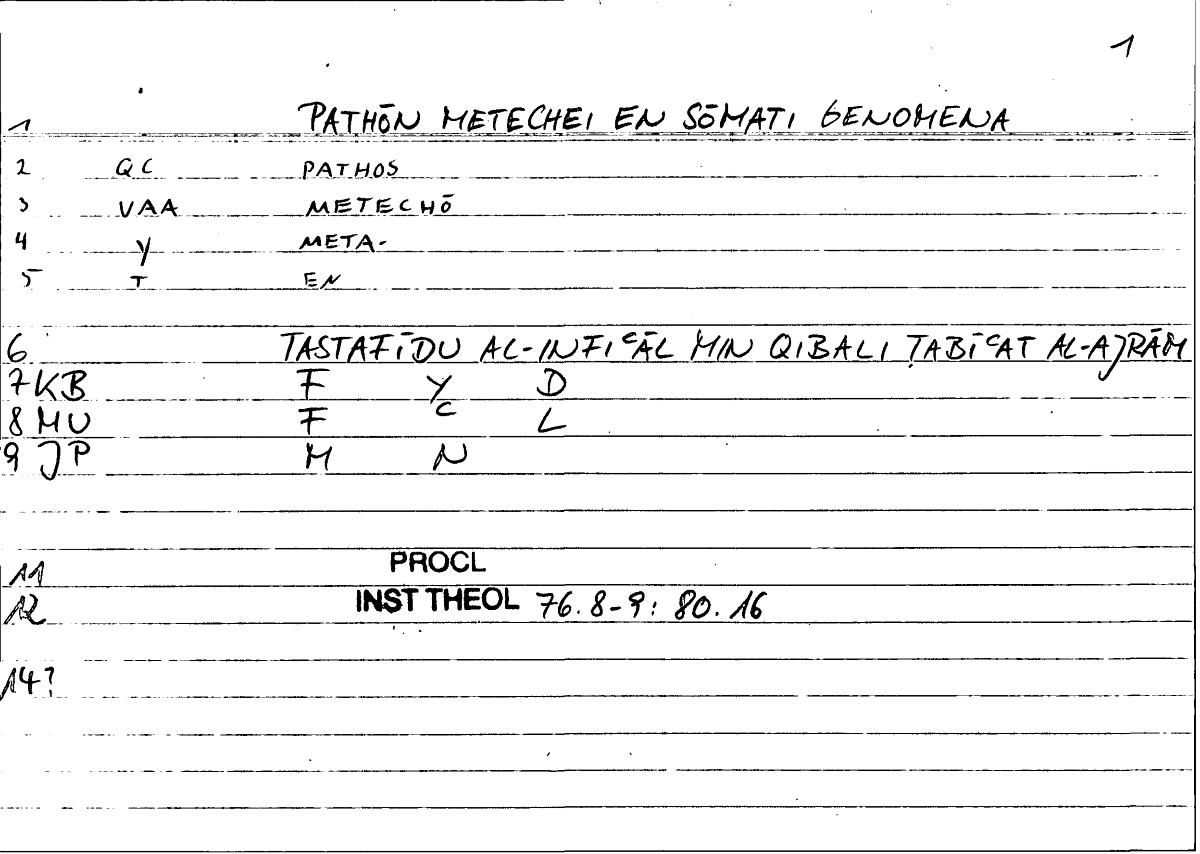 Filecard Procl.El-theol.1662