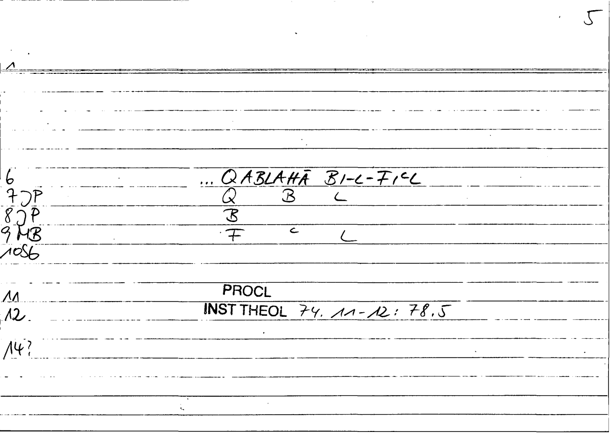 Filecard Procl.El-theol.1673