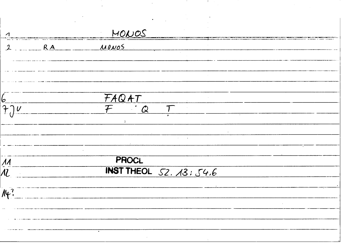 Filecard Procl.El-theol.1699