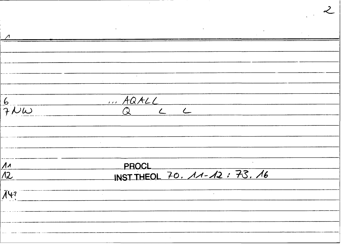 Filecard Procl.El-theol.1709