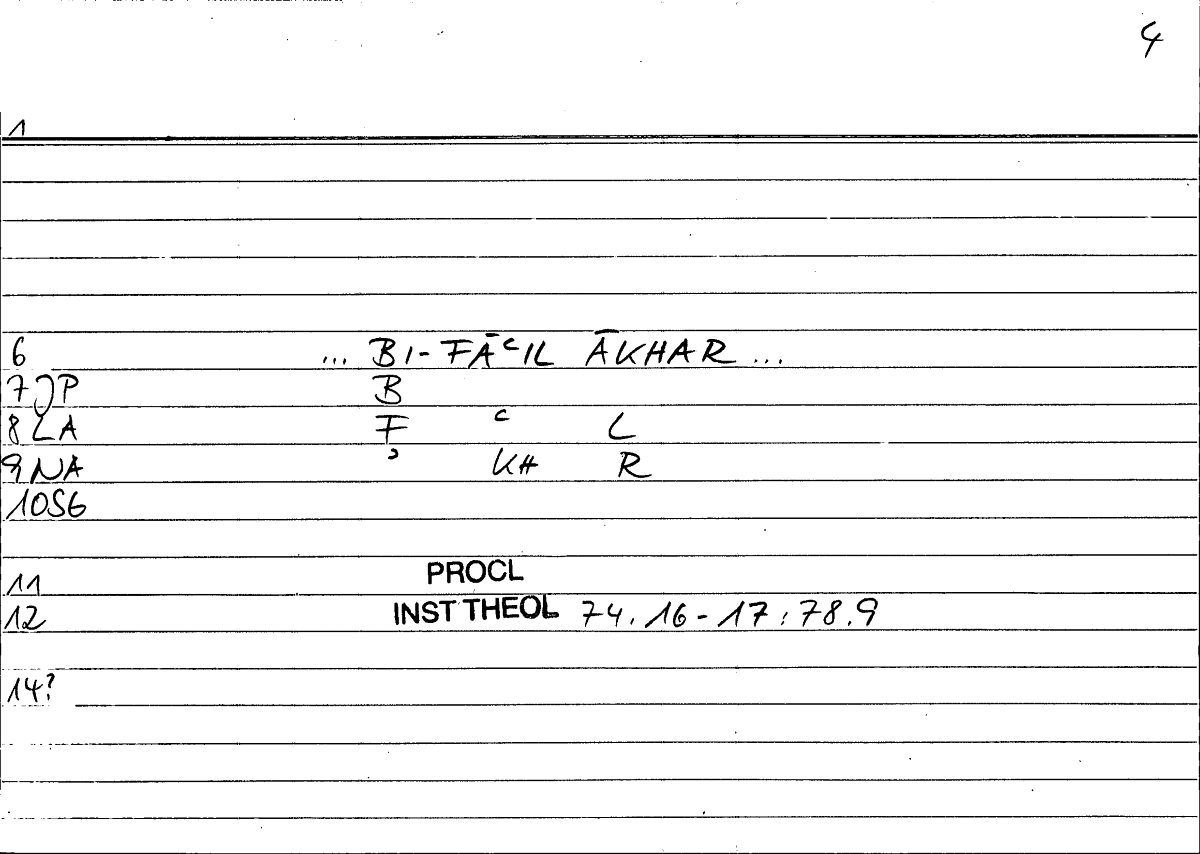 Filecard Procl.El-theol.1730