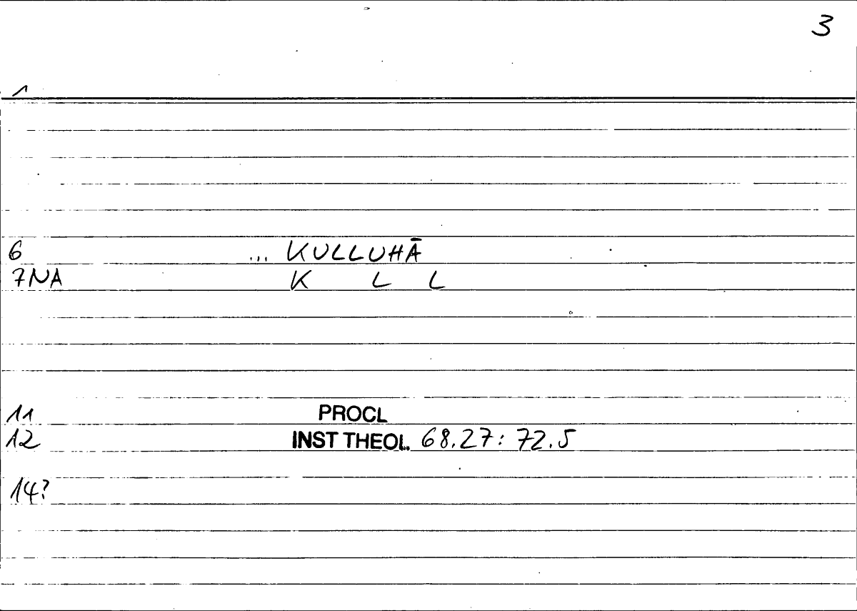 Filecard Procl.El-theol.1775