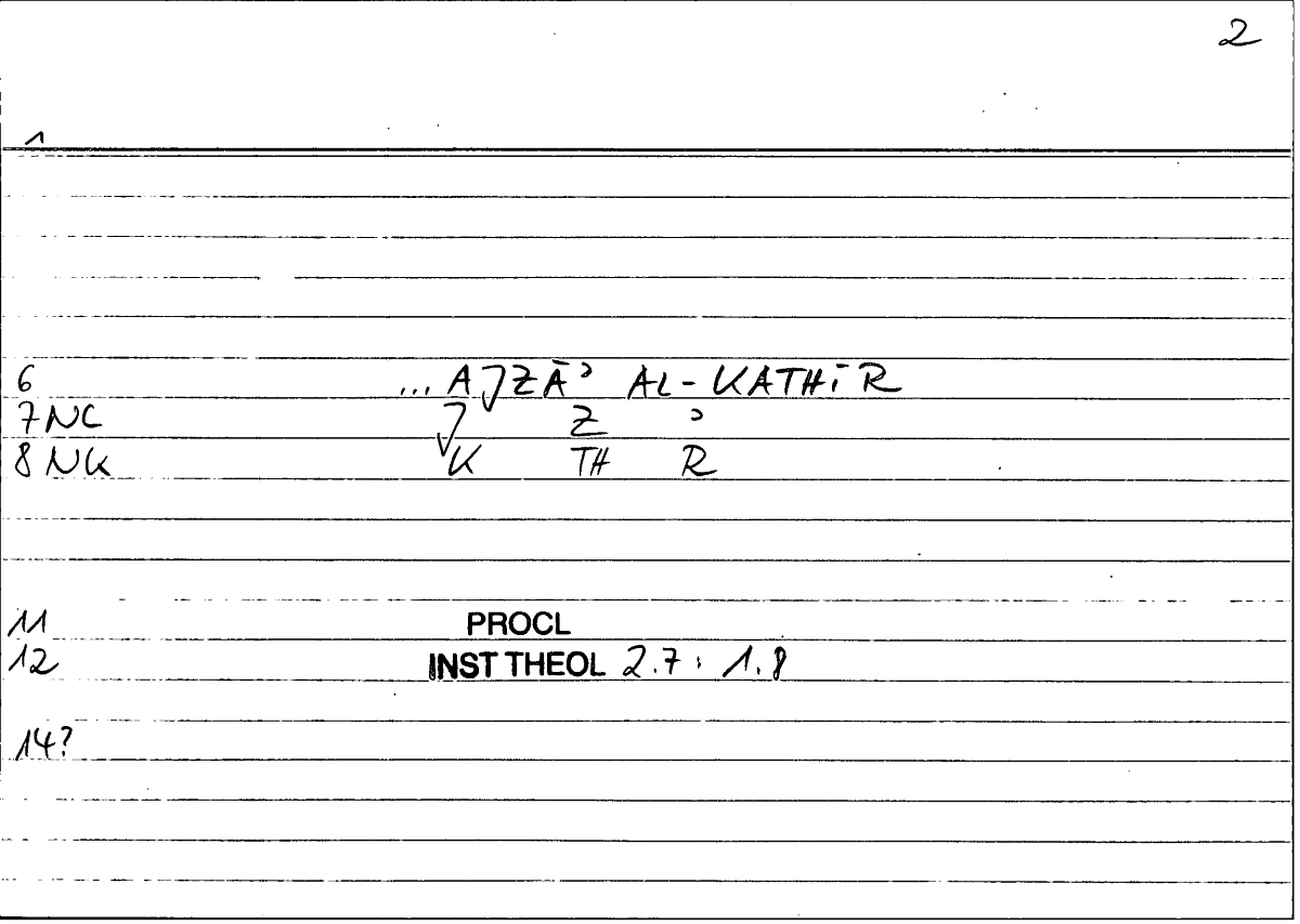 Filecard Procl.El-theol.1786