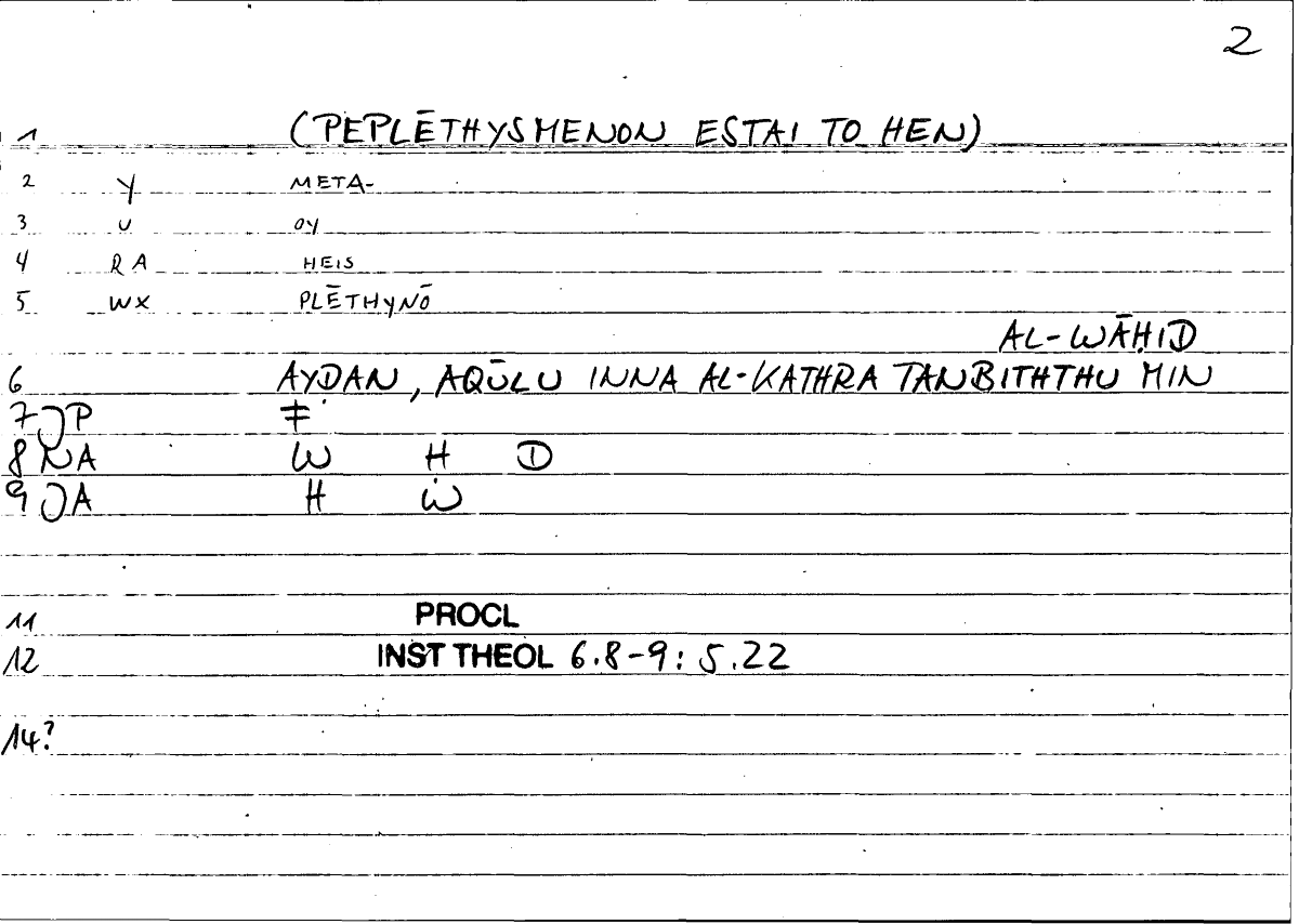 Filecard Procl.El-theol.1814