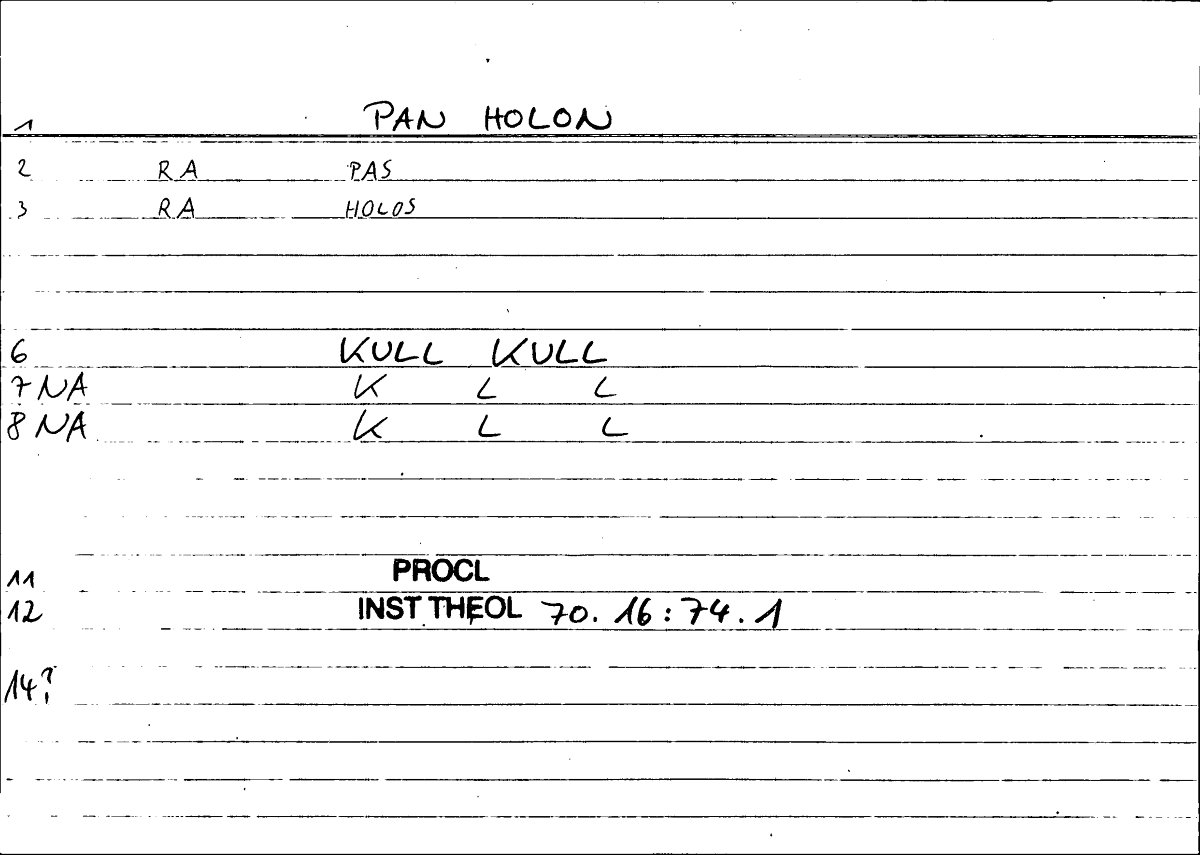 Filecard Procl.El-theol.1919