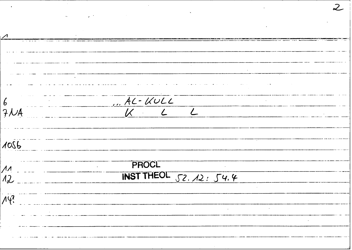Filecard Procl.El-theol.1980