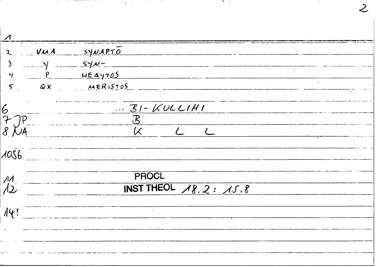 Filecard Procl.El-theol.1982