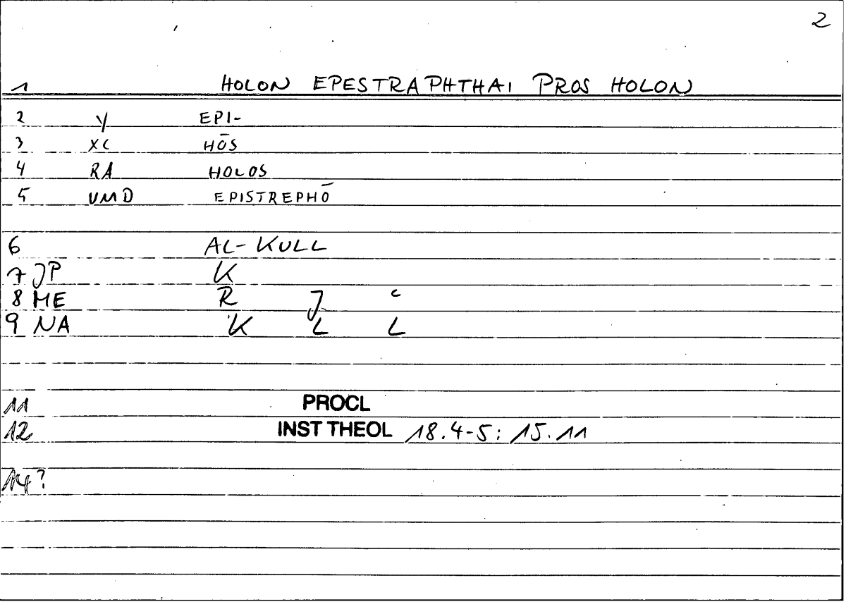 Filecard Procl.El-theol.1984