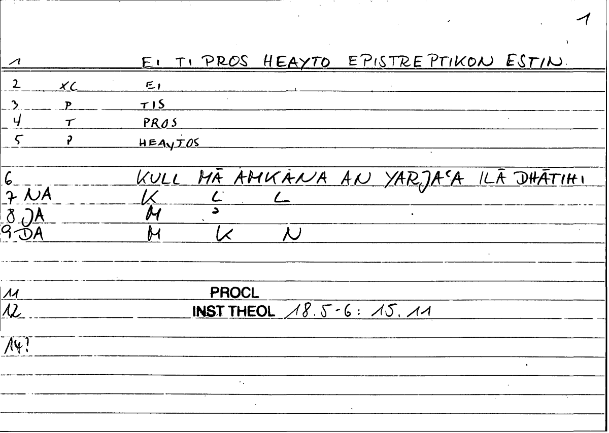 Filecard Procl.El-theol.1992