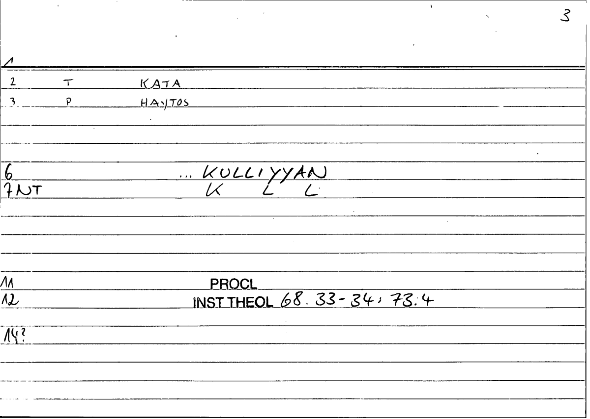 Filecard Procl.El-theol.2005