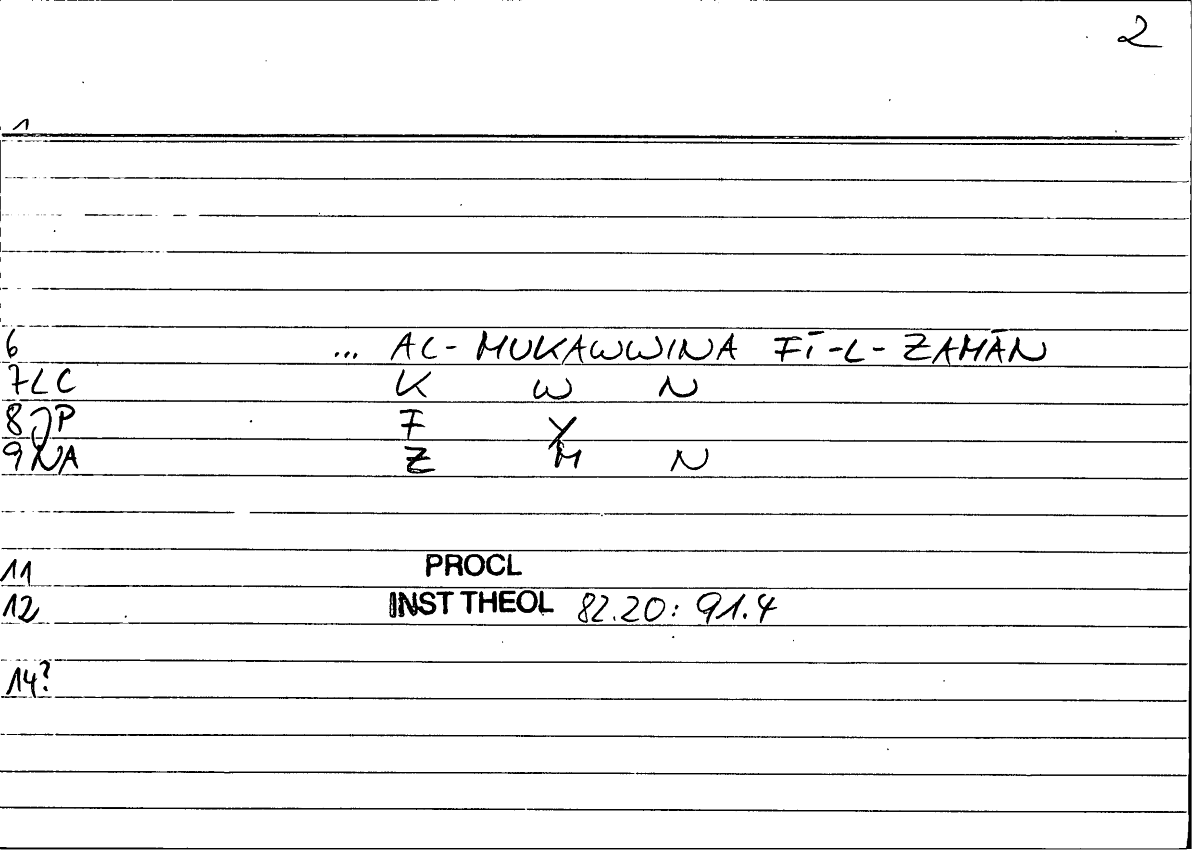 Filecard Procl.El-theol.2094