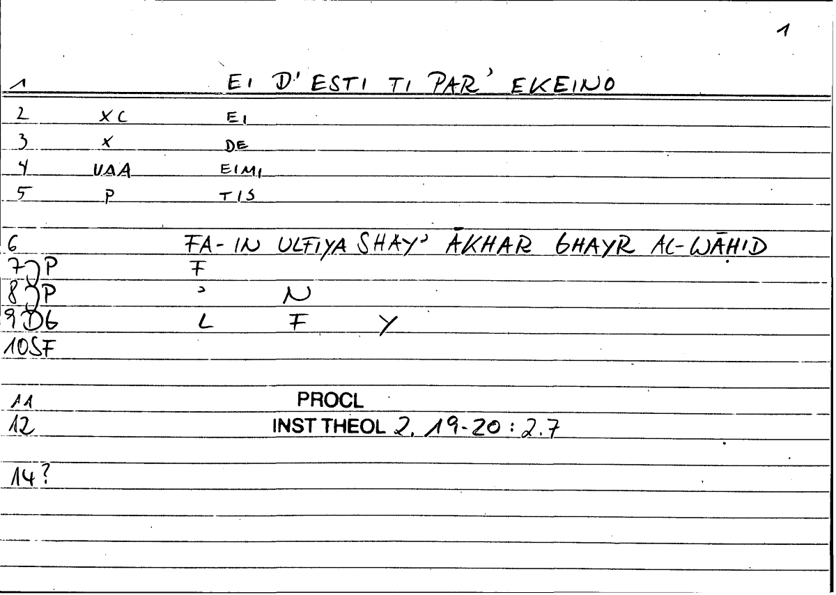 Filecard Procl.El-theol.2130