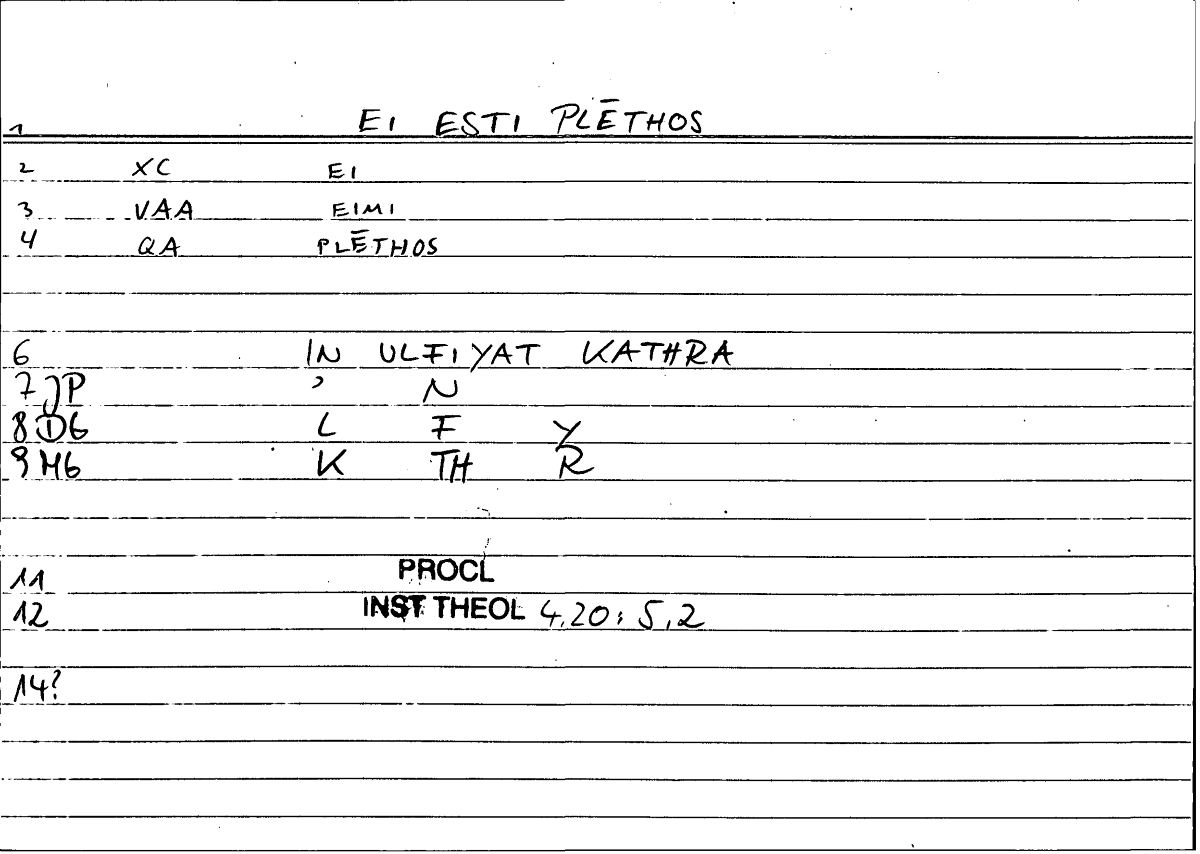Filecard Procl.El-theol.2133