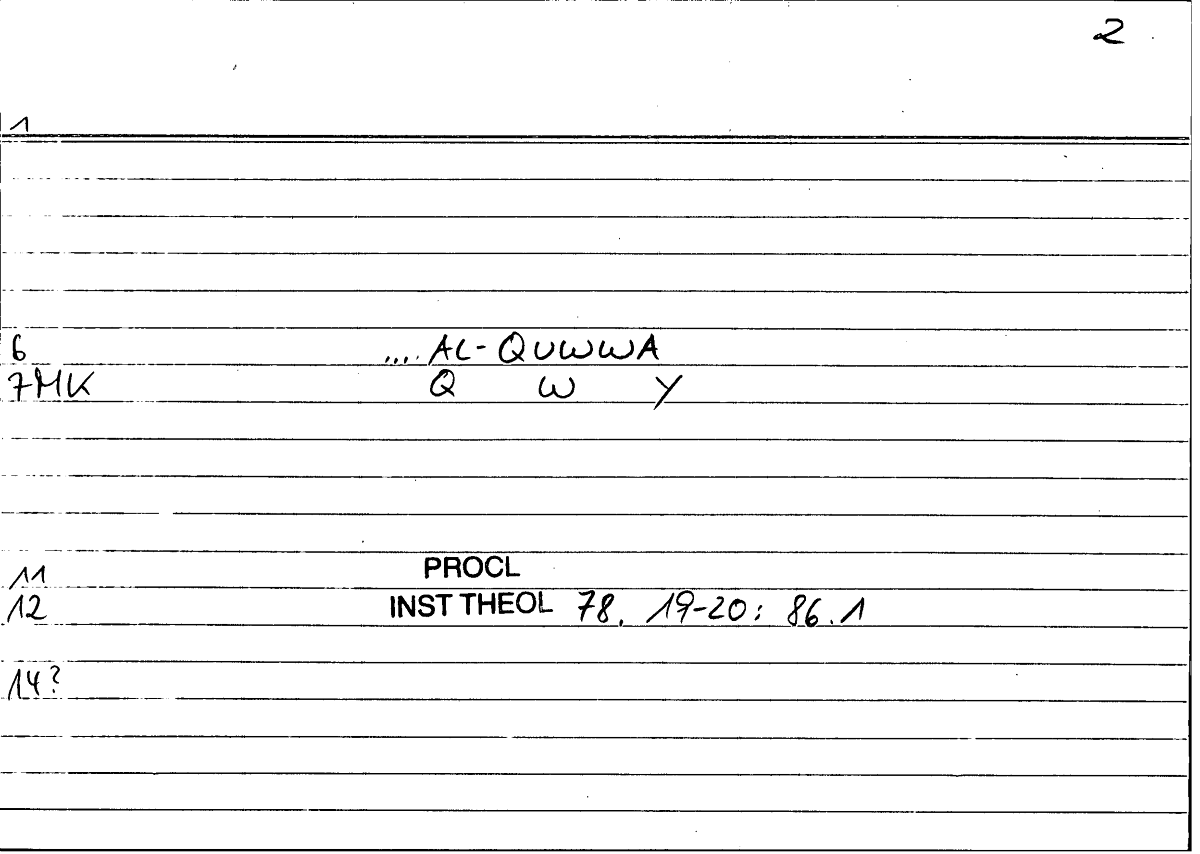 Filecard Procl.El-theol.2395