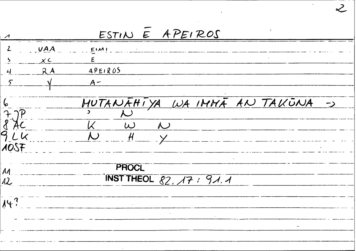 Filecard Procl.El-theol.2397