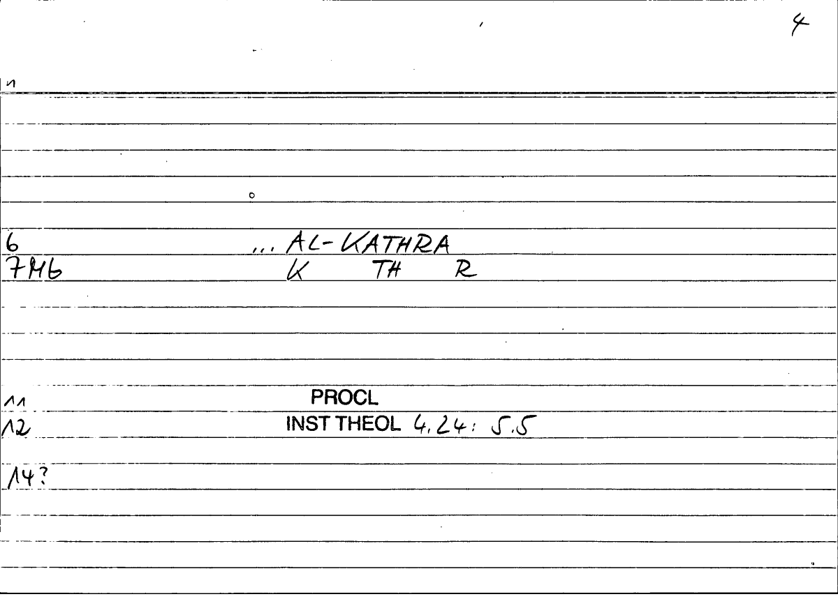 Filecard Procl.El-theol.2462