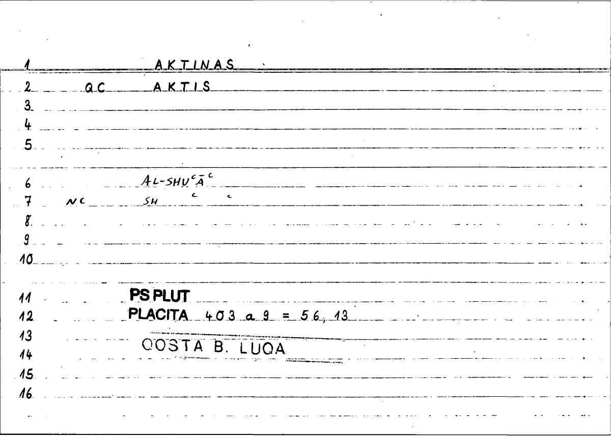 Filecard Ps-Plut.Placita.1947