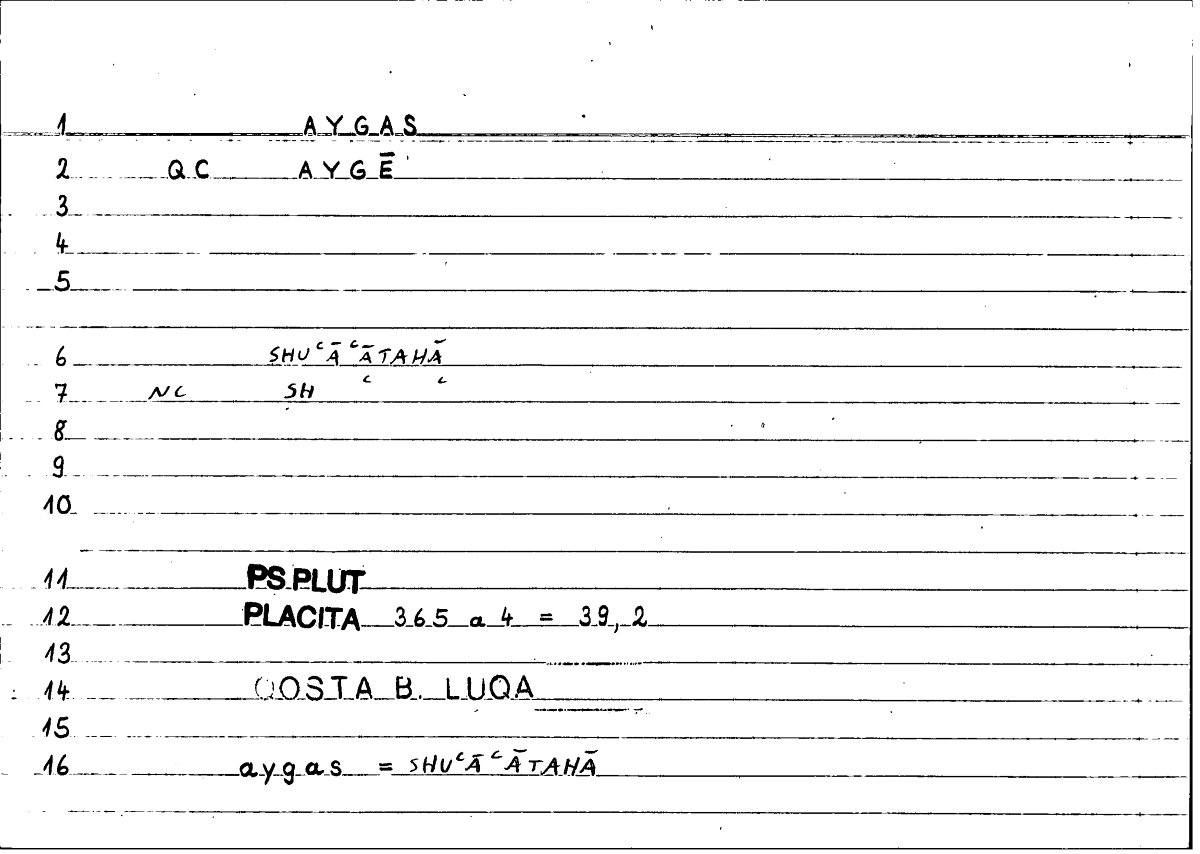 Filecard Ps-Plut.Placita.1953