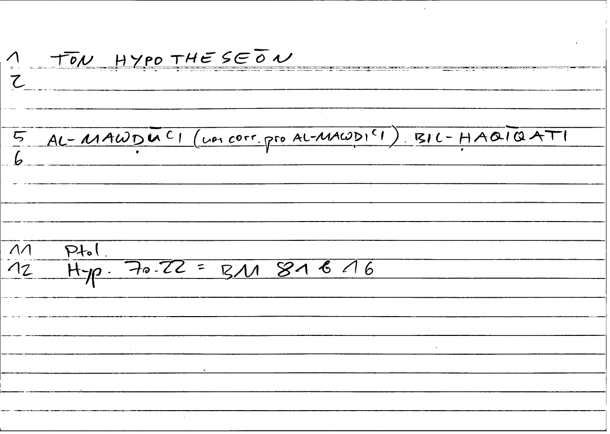 Filecard Ptol.Hypoth.0307