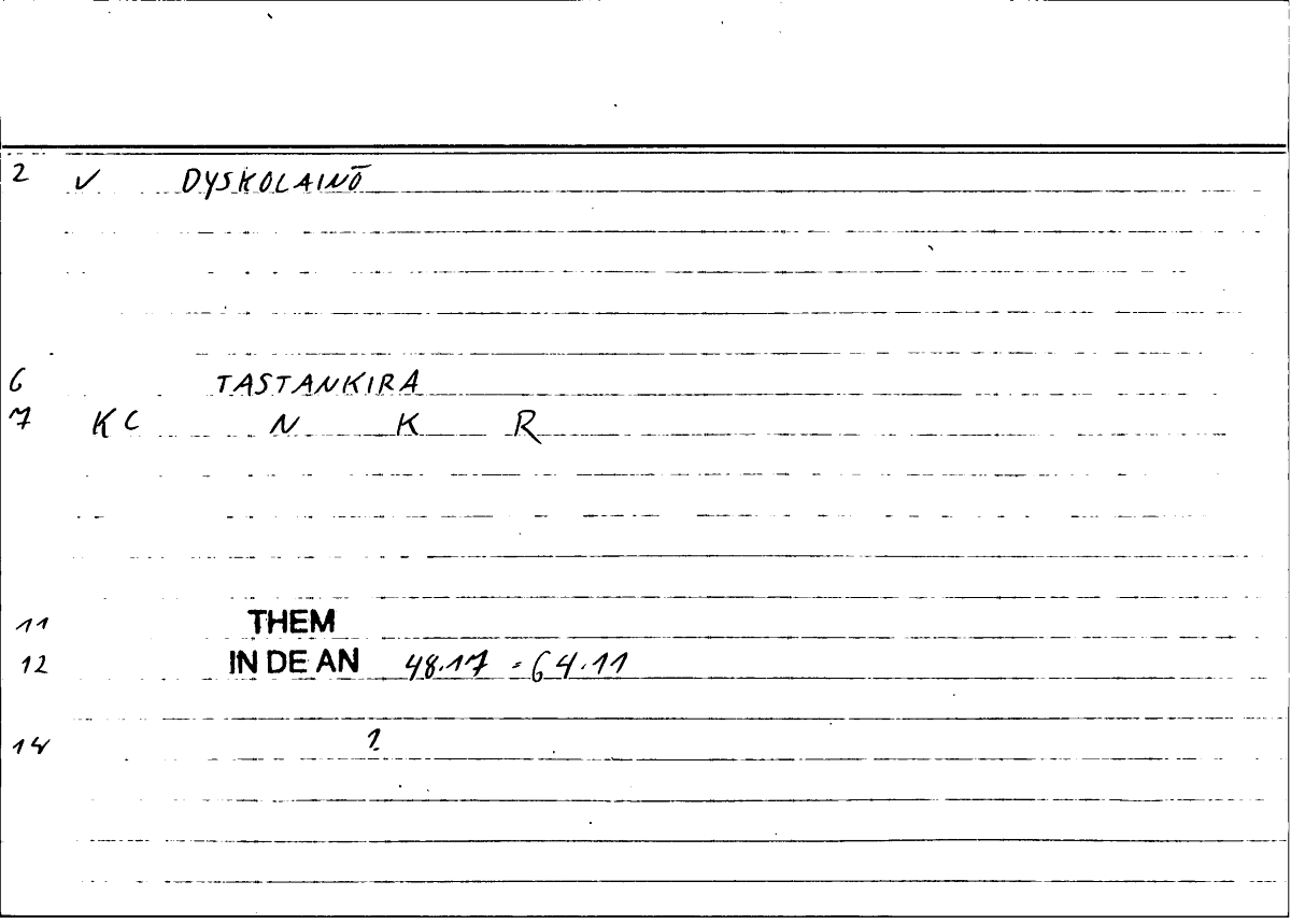 Filecard Them.In-De-an.1920