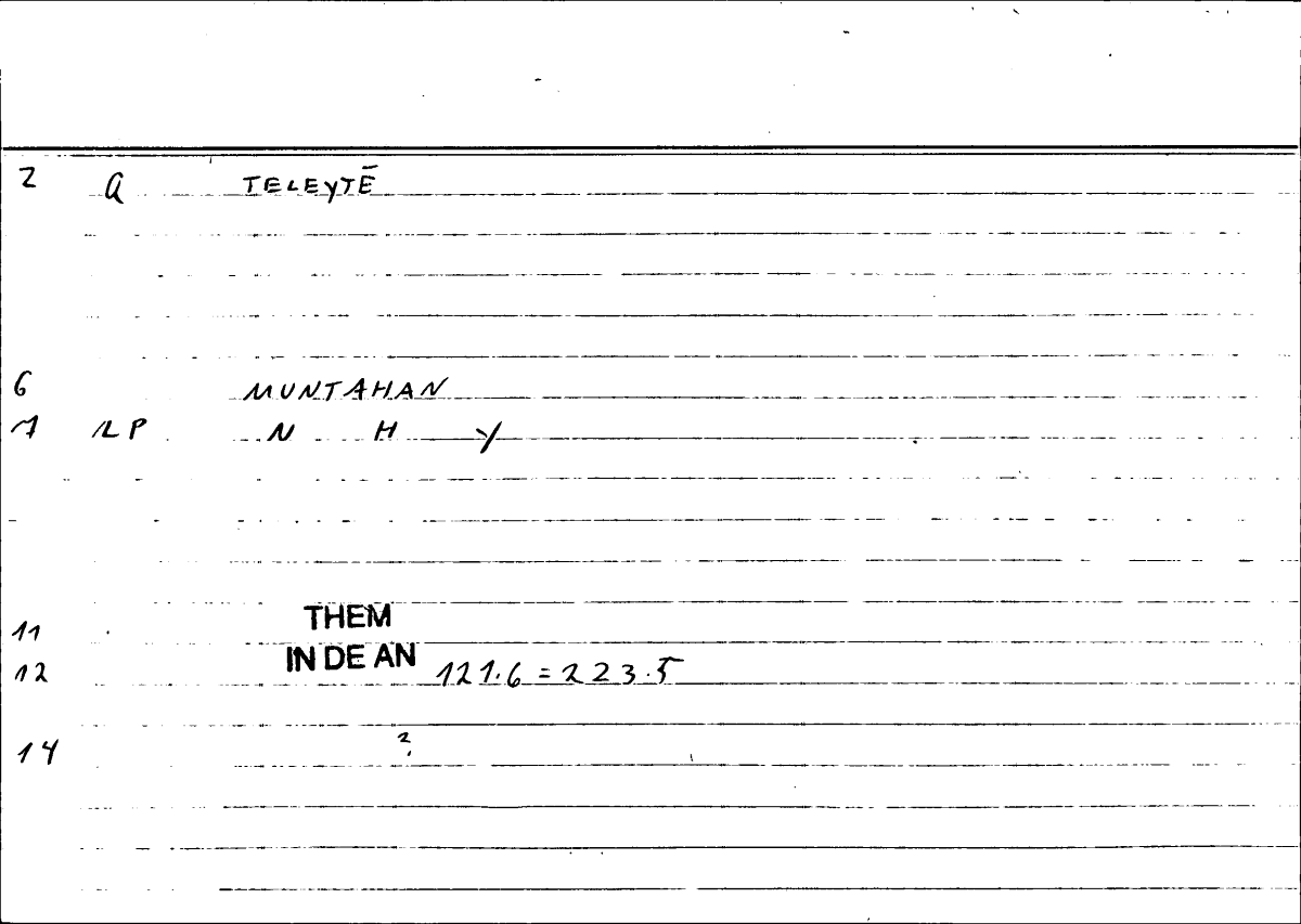 Filecard Them.In-De-an.1938
