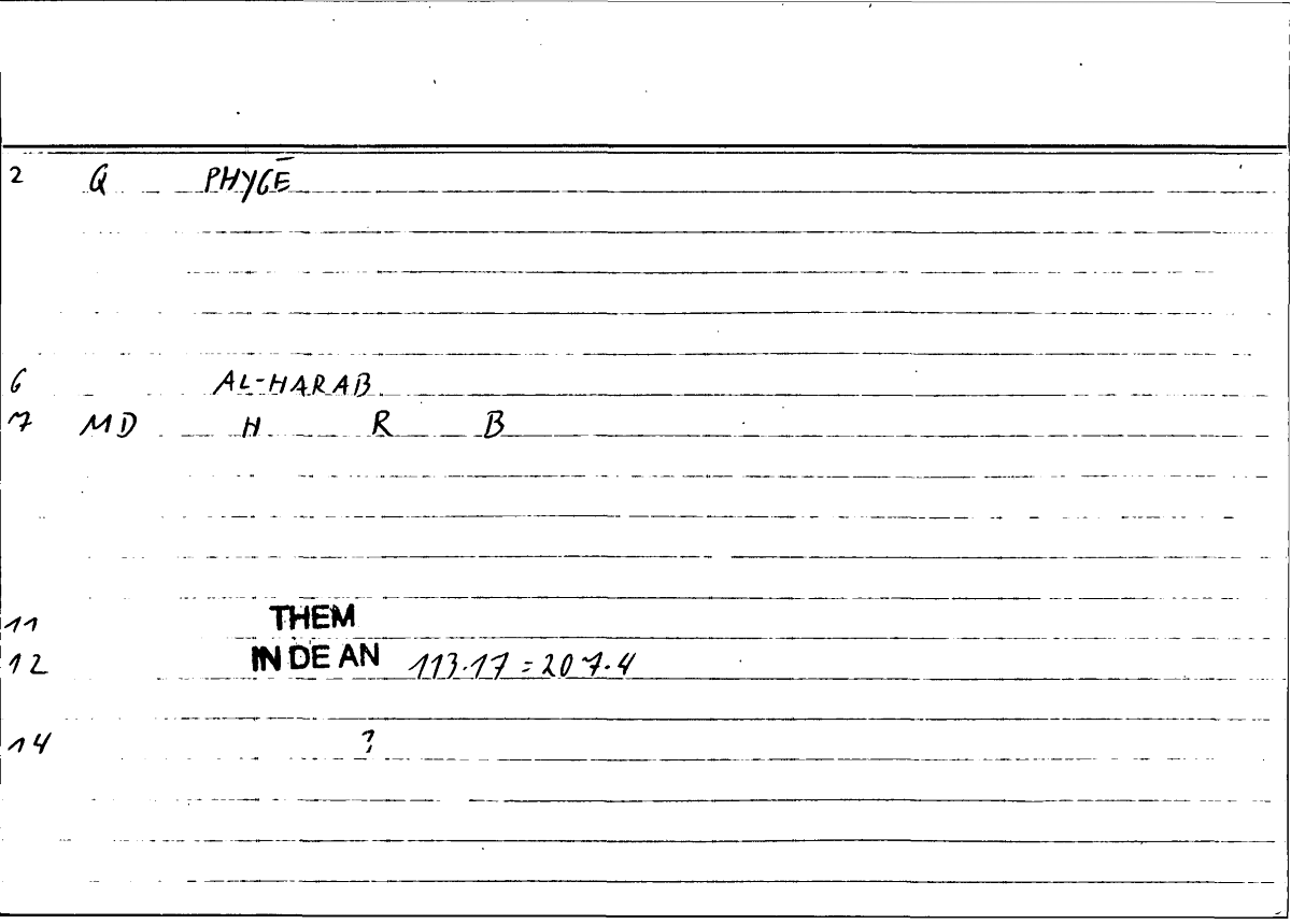 Filecard Them.In-De-an.1955
