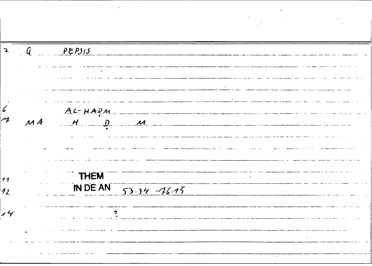 Filecard Them.In-De-an.1960
